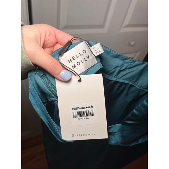 DEAR EMILIA UNDER MY SPELL MAXI DRESS PEACOCK HELLO MOLLY US 6 - Picture 7 of 9